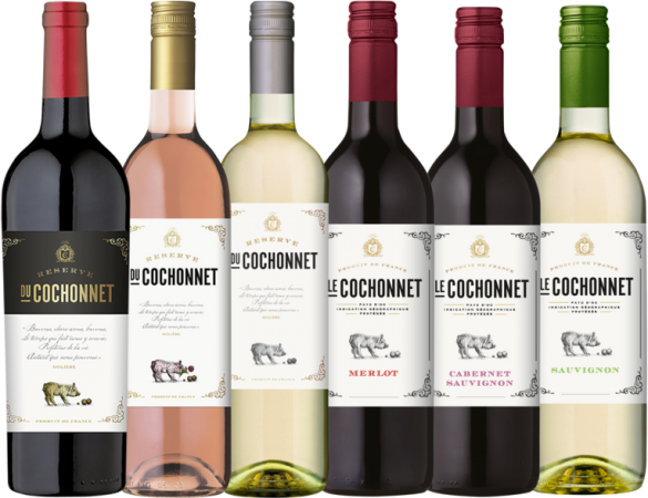 Frankreich "Cochonnet"-Weinpaket